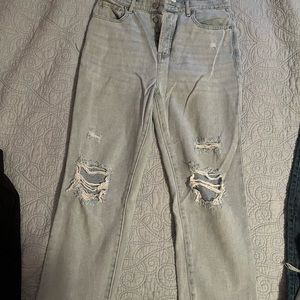 Pacsun straight boyfriend ripped jeans
